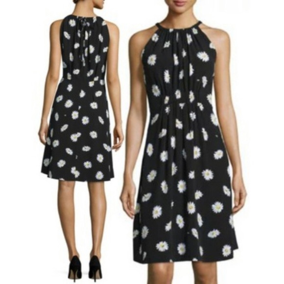 kate spade Dresses & Skirts - Kate Spade Daisy Dot Halter tie back dress